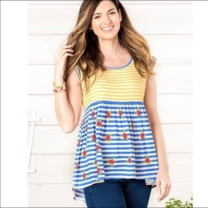 I bought NWT. Shrunk a little. Fits like a small.